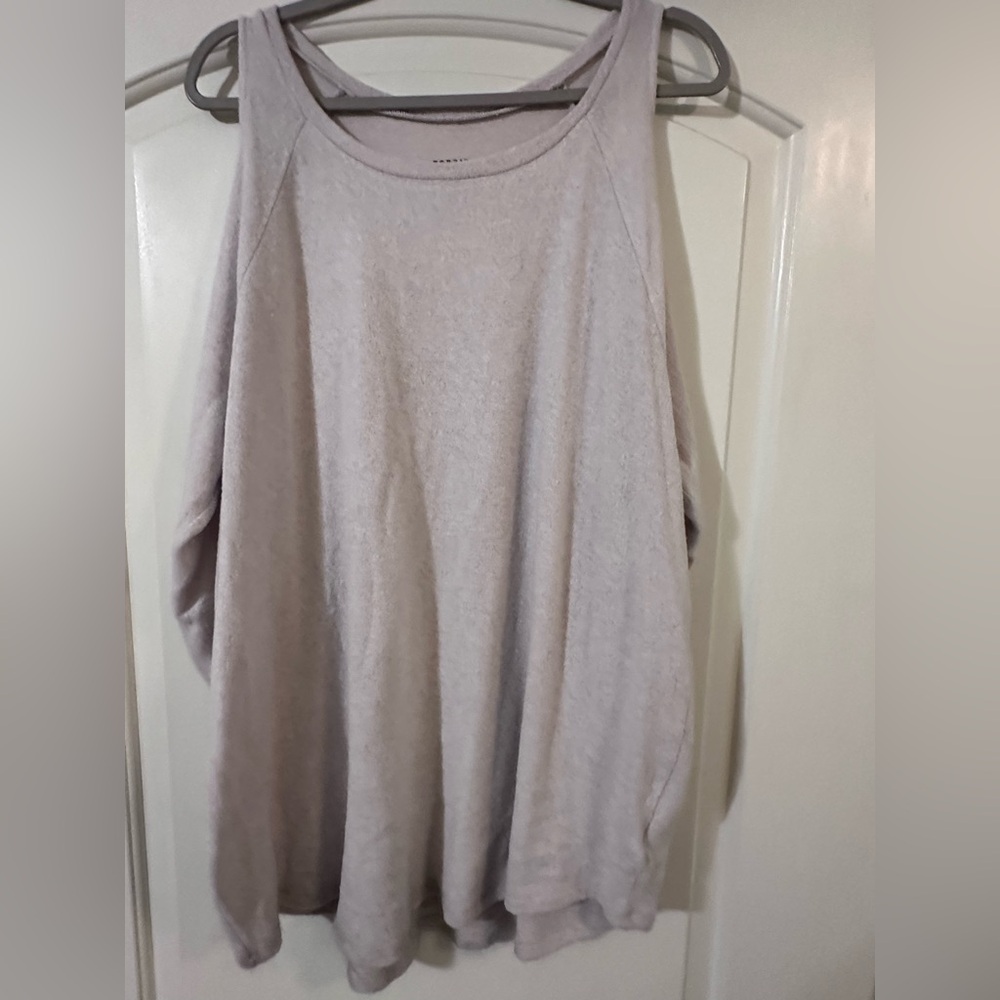 Torrid Super Soft Plush Beige Top